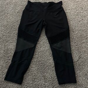 Xersion Black Textured Leggings